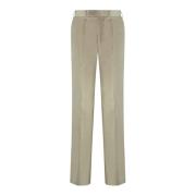 Beige Straight Broek voor Mannen Canali , Beige , Heren