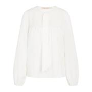 Elegante Vrouwelijke Susan Blouse Off White RUE de Femme , White , Dam...