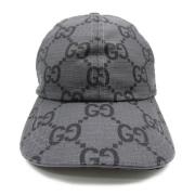 Pre-owned Fabric hats Gucci Vintage , Gray , Dames