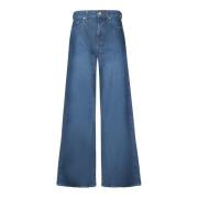 Blauwe Denim Jeans Upgrade Moderne Vrouw 7 For All Mankind , Blue , Da...