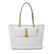 Stijlvolle Tiberia Tote Handtas Guess , White , Dames