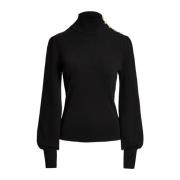 Zwarte Truien voor Dames Ralph Lauren , Black , Dames