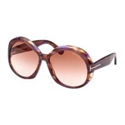 Stijlvolle zonnebril Ft1010 Tom Ford , Brown , Dames