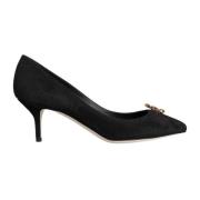 Zwarte Suede Bellucci Hakken Pumps Schoenen Dolce & Gabbana , Black , ...