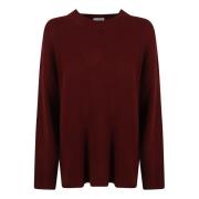 Valentine Sweatshirts voor Vrouwen Aw24 Allude , Red , Dames