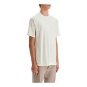 Merino Wol Raglan T-shirt voor Mannen Ermenegildo Zegna , White , Here...