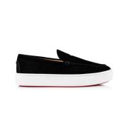 Stijlvolle hoge-platform mocassins Christian Louboutin , Black , Heren