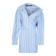 Witte Jurk Aw24 Damesmode Jacquemus , Blue , Dames