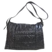 Pre-owned Nylon shoulder-bags Bottega Veneta Vintage , Black , Dames