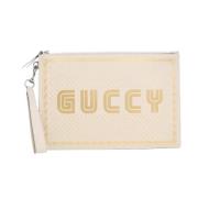 Pre-owned Leather gucci-bags Gucci Vintage , Beige , Dames