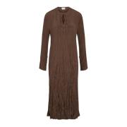 Elegante Hisana Jurk in Chestnut Heartmade , Brown , Dames