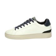 Lage Sneakers Crime London , White , Heren