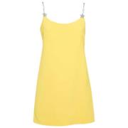 Pre-owned Fabric dresses Miu Miu Pre-owned , Yellow , Dames