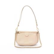 Pre-owned Fabric louis-vuitton-bags Louis Vuitton Vintage , Beige , Da...