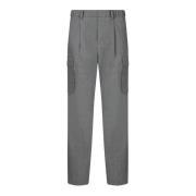 Grijze Broek Verhoog Stijl Veelzijdig Herno , Gray , Heren