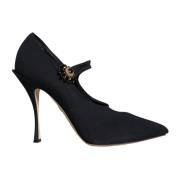 Zwarte Kristal Mary Jane Pumps Dolce & Gabbana , Black , Dames