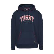 Casual Sweatshirt met Modern Design Tommy Jeans , Blue , Heren