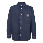 Blauwe T-shirts & Polo's voor mannen Carhartt Wip , Blue , Heren