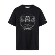 Regular fit T-shirt in katoenen jersey Iceberg , Black , Dames