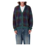 Gradient Cardigan Groen Bruin Aw24 Pop Trading Company , Multicolor , ...