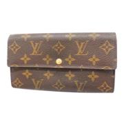 Pre-owned Fabric wallets Louis Vuitton Vintage , Brown , Dames