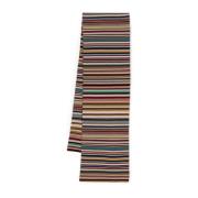 MultiColour Gestreept Wol Sjaal PS By Paul Smith , Multicolor , Heren