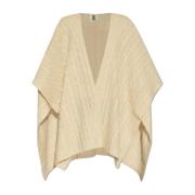 Poncho Kassillas By Herenne Birger , Beige , Dames