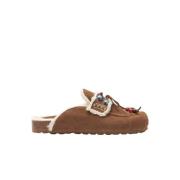 Gita platte sandalen Scarosso , Beige , Dames