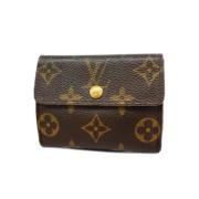 Pre-owned Fabric wallets Louis Vuitton Vintage , Brown , Dames