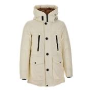 Heren Winterjas - Blijf warm en stijlvol Woolrich , White , Heren