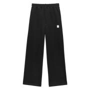 Zwarte Jogger Sweatpants Msgm , Black , Heren