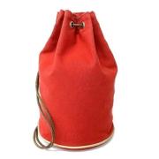 Pre-owned Leather shoulder-bags Hermès Vintage , Red , Dames