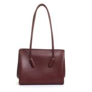 Bordeaux Eco-Leren Tas THEMOIRè , Red , Dames