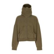 Oversize Army Green Katoenen Sweatshirt Entire Studios , Green , Heren