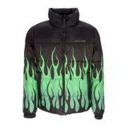 Omkeerbare Hoodie Jas Zwart/Groen Vision OF Super , Black , Heren