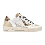 Witte Sneakers Mod. Kyle 4B12 , White , Dames