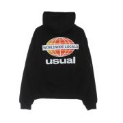 Gradient Hoodie Lichtgewicht Sweatshirt Usual , Black , Heren