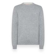 Warm Ronde Solide Trui Sun68 , Gray , Heren