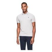 Slim Fit Logo Polo Shirt Hackett , Gray , Heren