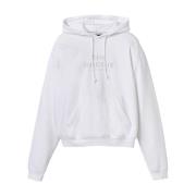 Witte Katoenen Hoodie Marc Jacobs , White , Dames