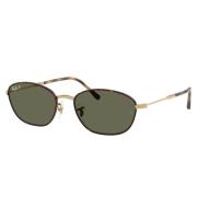 Gepolariseerde metalen zonnebril groen G-15 Ray-Ban , Brown , Unisex