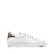 Witte Beck Veterschoenen van Leer PS By Paul Smith , White , Heren