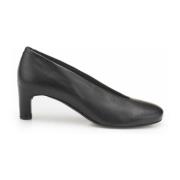 Zwarte Leren Pumps - Sterke Persoonlijkheid DEL Carlo , Black , Dames