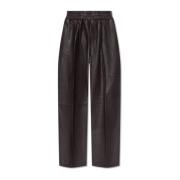 Leren broek Eagle Birgitte Herskind , Brown , Dames