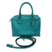 Pre-owned Leather handbags Coach Pre-owned , Green , Dames