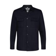 Stijlvolle Overshirt voor Moderne Garderobe Profuomo , Blue , Heren