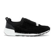 Zwarte hardloopsneakers Aw23 Sergio Rossi , Black , Dames