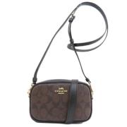 Pre-owned Canvas shoulder-bags Coach Pre-owned , Brown , Dames