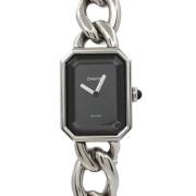 Pre-owned Stainless Steel watches Chanel Vintage , Black , Dames