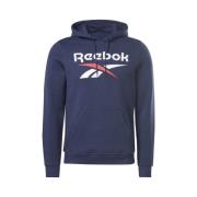 RI FLC BIG Logo Hood Reebok , Blue , Heren